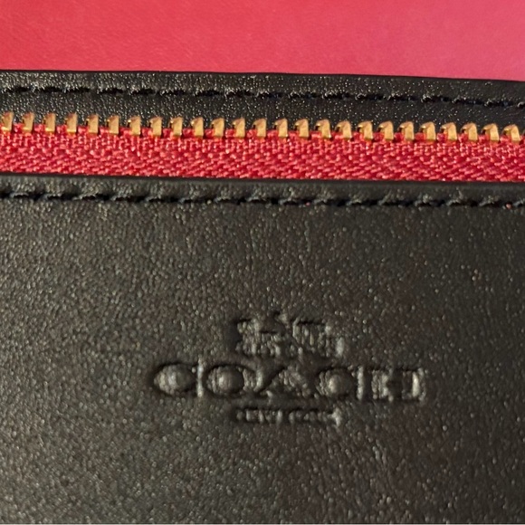 NWT Coach Anna Foldover Clutch Crossbody Bag in Brown and Black - Picture 6 of 13